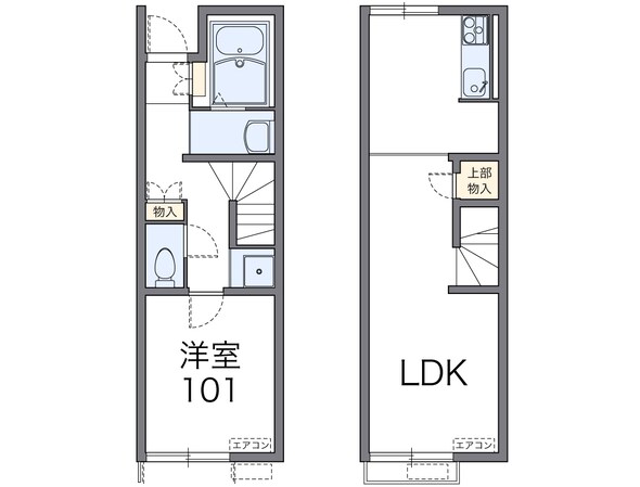 レオネクスト岡IIIの物件間取画像